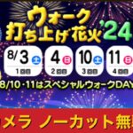 【ドラクエウォーク】花火大会を定点カメラで全力観覧しました。