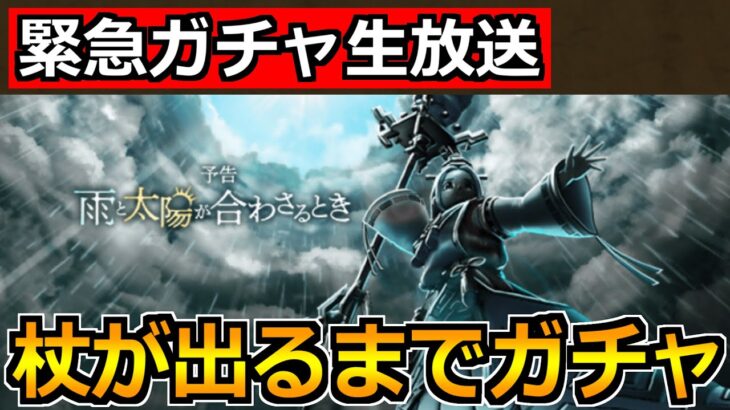 【ドラクエウォーク】天地雷鳴士装備ガチャ生放送！あまぐもの杖が出るまで引くぞー！