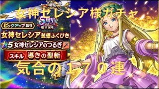 [ドラクエウォーク]　全力案件!女神セレシア様装備ガチャ170連　衝撃的な展開にまさかの・・・