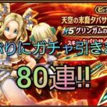 【ドラクエウォーク　ガチャ】80連!!　天空の末裔　タバサ　ドラクエ５　グリンガムの鞭