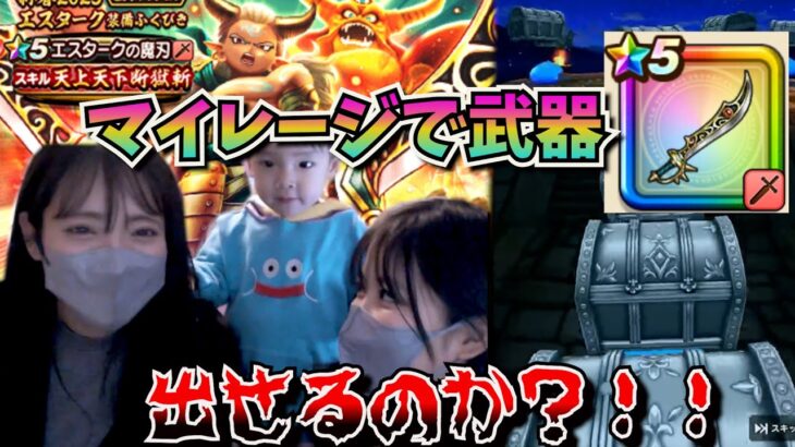 【ドラクエウォーク】エスタークの魔刃！！マイレージで出るか？！！